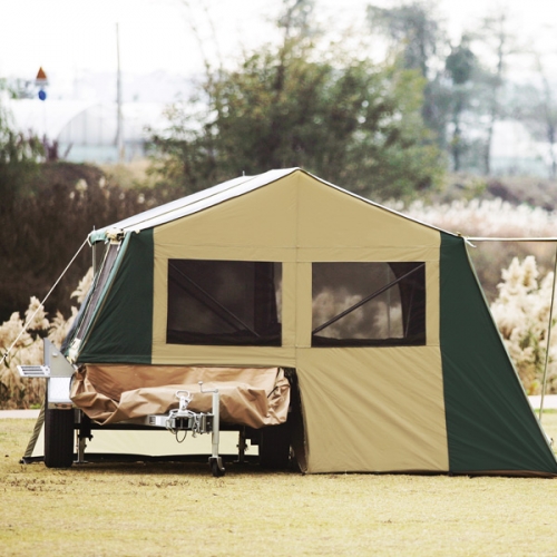 군토,[듀랑고] 캠퍼6 트레일러 텐트 (레드) (DURANGO Camper6 Trailer Tent Red)