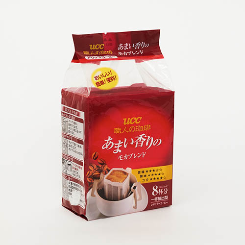 군토,[유씨씨커피] 쇼쿠닝 드립 스위트 모카 블렌드 (UCC Shokunin Drip Sweet Mocha Blend) / 패밀리 피크닉 미니멀 모토 캠핑 백패킹 등산 비박 낚시 드립백 1회용 휴대용 간편 원두 드립 커피