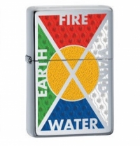 [지포] 24812 땅, 불, 바람, 물 (ZIPPO 24812 EARTH, FIRE, WIND, WATER)