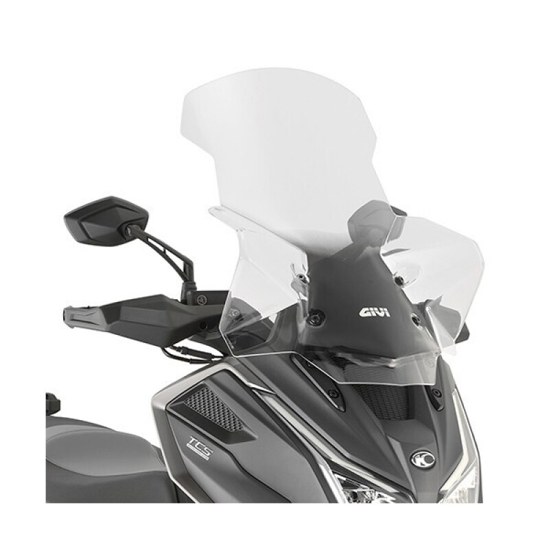 군토,[기비] GIVI 킴코 DTX 125/360 (21-24) 전용 롱스크린 윈드스크린 - D6124ST (투명,73x53cm,순정보다 37.5cm)