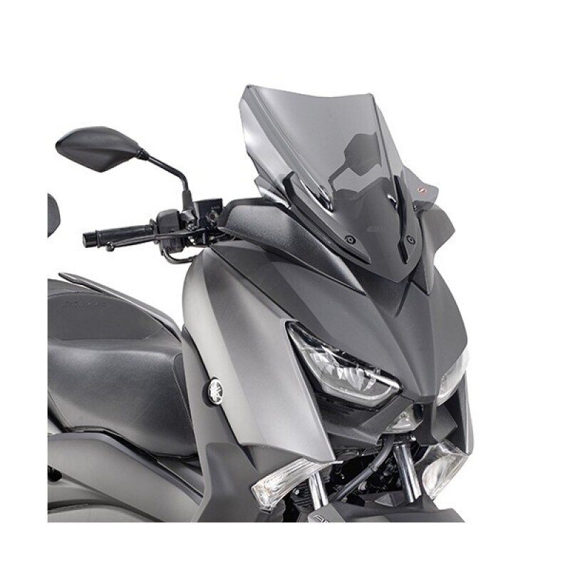 군토,[기비] GIVI X-MAX 125 (18-22) / X-MAX 300 (17-22) 윈드스크린 - D2136S (숏 스모크, 43.5x43.5cm, 순정보다 9.5cm 낮음)