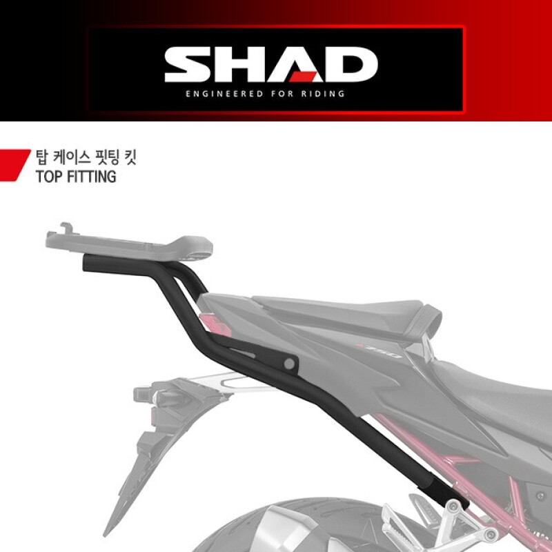 군토,[샤드] 혼다 CB750 호넷 (23-25) 탑케이스 핏팅 킷 H0CB73ST
