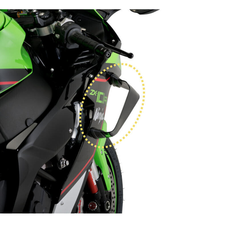 군토,[퓨익] 가와사키 ZX-10R / RR (21-) 다운포스 레이스 스포일러 PUIG 20543