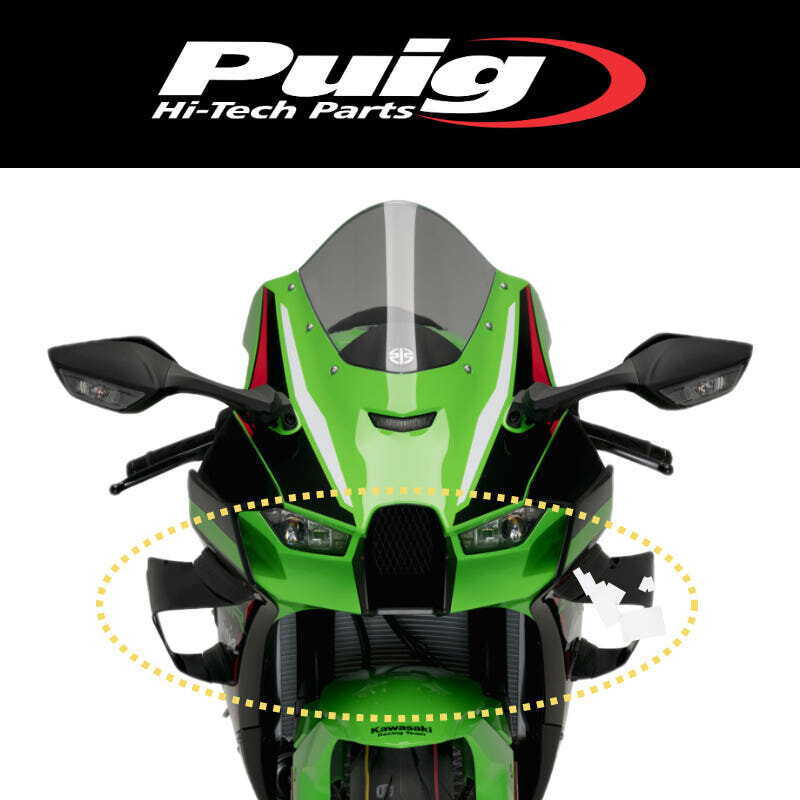 군토,[퓨익] 가와사키 ZX-10R / RR (21-) 다운포스 레이스 스포일러 PUIG 20543