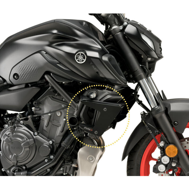 군토,[퓨익] 야마하 MT-07 (21-24) 다운포스 네이키드 스포일러 사이드윙 PUIG 20621