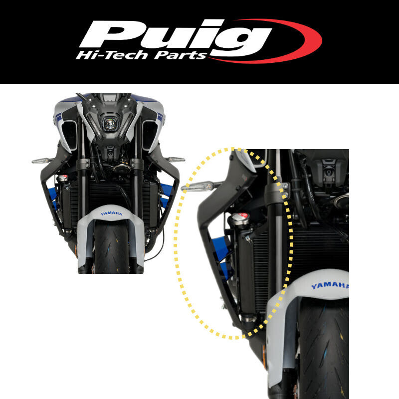 군토,[퓨익] 야마하 MT-09 / SP (21-23) 다운포스 네이키드 사이드 스포일러 PUIG 20647