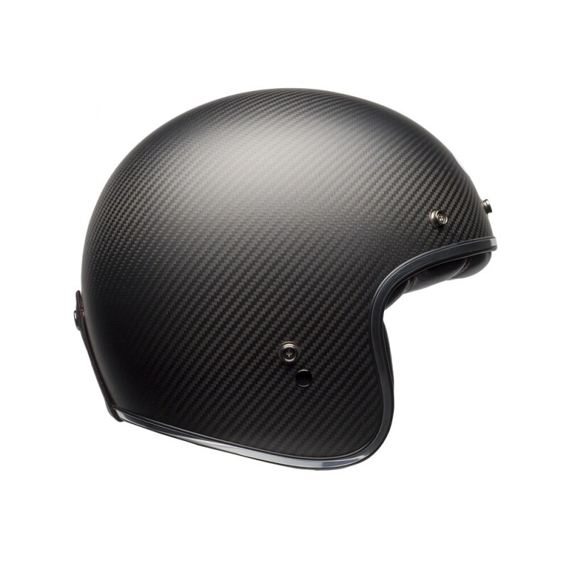 군토,[BELL] 벨 커스텀 500 카본 오픈페이스 헬멧 - 무광 블랙