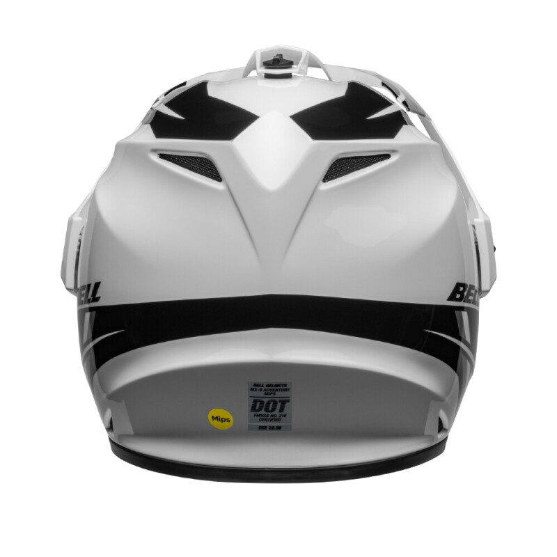군토,[BELL] 벨 MX-9 어드벤처 MIPS 듀얼 오프로드 헬멧 - 알파인 화이트/블랙