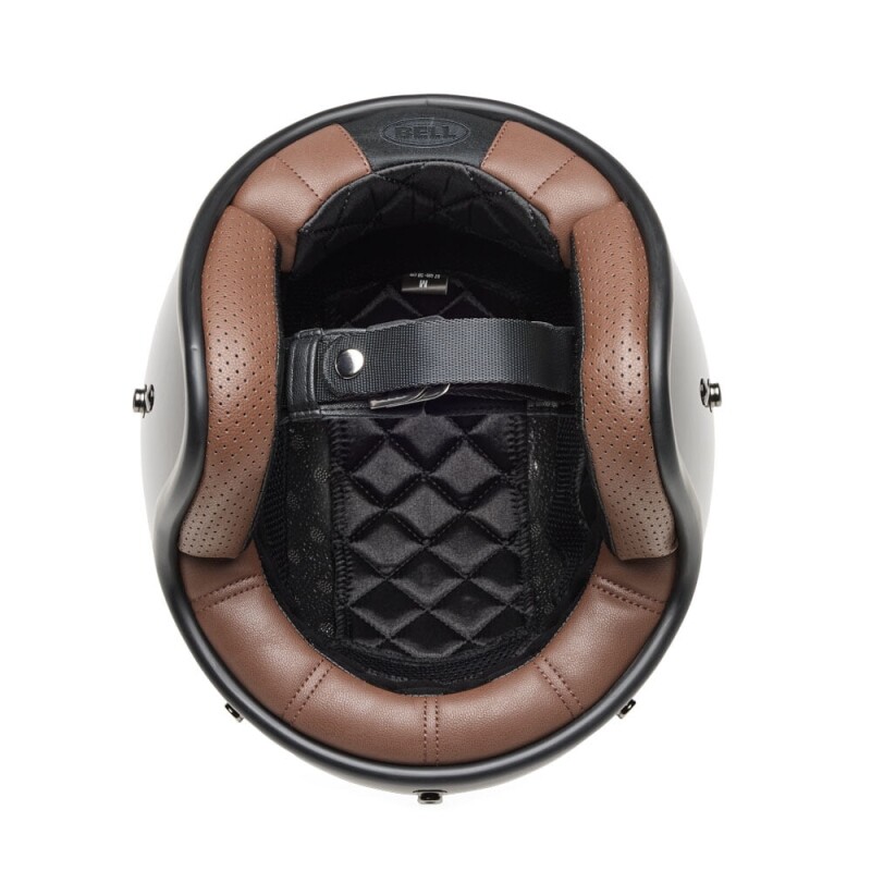 군토,[BELL] 벨 커스텀 500 CRF 오픈페이스 헬멧 - 플레이크 루트 비어