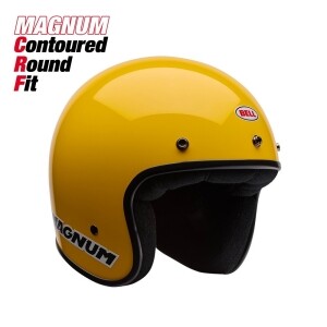 [BELL] 벨 매그넘 CRF 클래식 오픈페이스 헬멧 - 옐로우