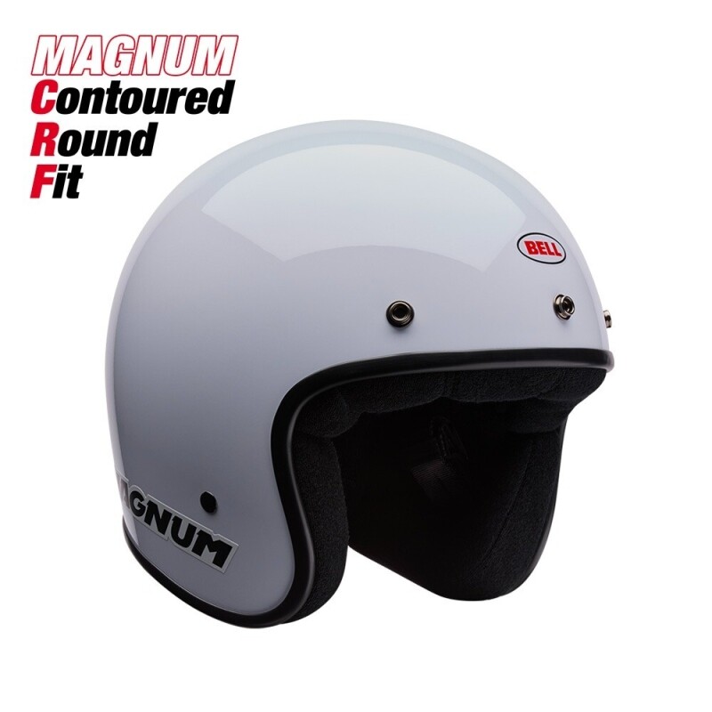 군토,[BELL] 벨 매그넘 CRF 클래식 오픈페이스 헬멧 - 화이트