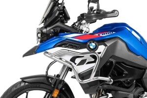 [투라텍] BMW F850GS, F800GS(24-), F750GS 페어링 엔진 크래쉬바 실버 - 01-082-5161-0