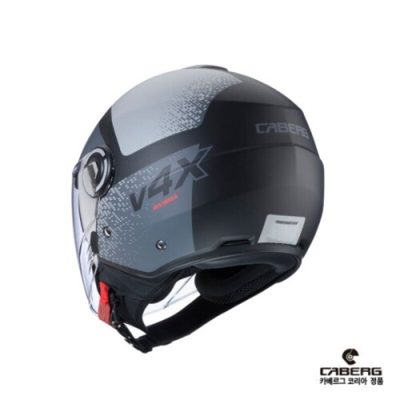 군토,[카베르그] 카베르그 리비에라 V4x 알파 무광 블랙 안트라사이트 그레이 제트 헬멧