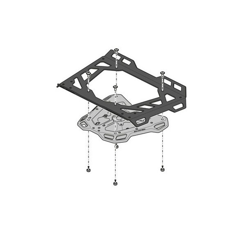 군토,[SW모텍] 스즈키 GSX-8T, 8TT (25-26) 탑박스 브라켓 - GPT.05.031.16000/B