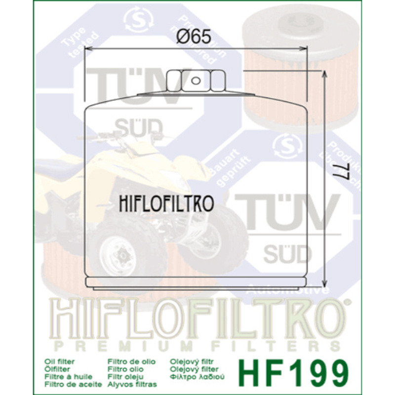 군토,[하이플로필트로] HF199 엔진오일필터 - 인디언 모터사이클 스카우트 Scout 1133cc, 1250cc (15-25)